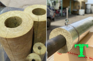 bông khoáng rockwool ống phi 43-5